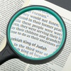 image:imageMr Pen Magnifying Glass 2 Pack 5X Magnifier 75mm Glass Lens  Magnifier for Reading for Close Work NonSlip Handheld Reading Magnifier for Kids and Seniors Nature ExplorationRed  Green