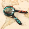 image:imageMr Pen Magnifying Glass 2 Pack 5X Magnifier 75mm Glass Lens  Magnifier for Reading for Close Work NonSlip Handheld Reading Magnifier for Kids and Seniors Nature ExplorationRed  Green
