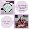 image:imageMr Pen Magnifying Glass 2 Pack 5X Magnifier 75mm Glass Lens  Magnifier for Reading for Close Work NonSlip Handheld Reading Magnifier for Kids and Seniors Nature ExplorationPastel