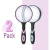 image:imageMr Pen Magnifying Glass 2 Pack 5X Magnifier 75mm Glass Lens  Magnifier for Reading for Close Work NonSlip Handheld Reading Magnifier for Kids and Seniors Nature ExplorationPastel