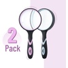 image:imageMr Pen Magnifying Glass 2 Pack 5X Magnifier 75mm Glass Lens  Magnifier for Reading for Close Work NonSlip Handheld Reading Magnifier for Kids and Seniors Nature ExplorationPastel