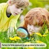 image:imageMr Pen Magnifying Glass 2 Pack 5X Magnifier 75mm Glass Lens  Magnifier for Reading for Close Work NonSlip Handheld Reading Magnifier for Kids and Seniors Nature ExplorationPastel
