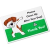 image:imageMr Pen No Pooping Dog Signs for Yard  Clean Up After Your Dog Signs with HStake Stand WaterproofGreen 1