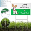image:imageMr Pen No Pooping Dog Signs for Yard  Clean Up After Your Dog Signs with HStake Stand WaterproofGreen 2