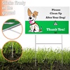 image:imageMr Pen No Pooping Dog Signs for Yard  Clean Up After Your Dog Signs with HStake Stand WaterproofGreen 2