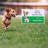 image:imageMr Pen No Pooping Dog Signs for Yard  Clean Up After Your Dog Signs with HStake Stand WaterproofGreen 2