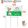 image:imageMr Pen No Pooping Dog Signs for Yard  Clean Up After Your Dog Signs with HStake Stand WaterproofGreen 2