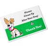 image:imageMr Pen No Pooping Dog Signs for Yard  Clean Up After Your Dog Signs with HStake Stand WaterproofGreen 2