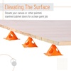 image:imageMr Pen Painters Pyramid Stands 20 Pack Canvas Holder Stand  Painting Stand Paint Stand for Canvas Door Stands for Painting Door Painting Stand Paint PyramidsOrange