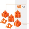 image:imageMr Pen Painters Pyramid Stands 20 Pack Canvas Holder Stand  Painting Stand Paint Stand for Canvas Door Stands for Painting Door Painting Stand Paint PyramidsOrange