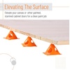 image:imageMr Pen Painters Pyramid Stands 20 Pack Canvas Holder Stand  Painting Stand Paint Stand for Canvas Door Stands for Painting Door Painting Stand Paint PyramidsOrange
