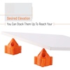 image:imageMr Pen Painters Pyramid Stands 20 Pack Canvas Holder Stand  Painting Stand Paint Stand for Canvas Door Stands for Painting Door Painting Stand Paint PyramidsOrange