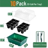 image:imageMr Pen Seed Starter Tray Kit 5 Pack Total 350 Cells  Durable Plant Germination Trays with Humidity Vented Domes and Bases Ideal for Seed Starting12Cells 10Pack