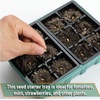 image:imageMr Pen Seed Starter Tray Kit 5 Pack Total 350 Cells  Durable Plant Germination Trays with Humidity Vented Domes and Bases Ideal for Seed Starting12Cells 10Pack