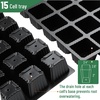 image:imageMr Pen Seed Starter Tray Kit 5 Pack Total 350 Cells  Durable Plant Germination Trays with Humidity Vented Domes and Bases Ideal for Seed Starting15Cells 5Pack