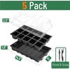 image:imageMr Pen Seed Starter Tray Kit 5 Pack Total 350 Cells  Durable Plant Germination Trays with Humidity Vented Domes and Bases Ideal for Seed Starting15Cells 5Pack