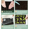 image:imageMr Pen Seed Starter Tray Kit 5 Pack Total 350 Cells  Durable Plant Germination Trays with Humidity Vented Domes and Bases Ideal for Seed Starting40Cells 10Pack
