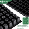 image:imageMr Pen Seed Starter Tray Kit 5 Pack Total 350 Cells  Durable Plant Germination Trays with Humidity Vented Domes and Bases Ideal for Seed Starting40Cells 10Pack