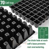 image:imageMr Pen Seed Starter Tray Kit 5 Pack Total 350 Cells  Durable Plant Germination Trays with Humidity Vented Domes and Bases Ideal for Seed Starting70Cells 5Pack