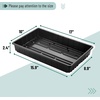 image:imageMr Pen Seed Starter Trays 5 Pack 17x10x24  Durable Plastic Growing Trays Stackable and Reusable Seedling Starter Kits for Indoor Outdoor Greenhouse GardeningBlack