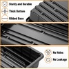 image:imageMr Pen Seed Starter Trays 5 Pack 17x10x24  Durable Plastic Growing Trays Stackable and Reusable Seedling Starter Kits for Indoor Outdoor Greenhouse GardeningBlack