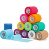 image:imageMr Pen Self Adhesive Bandage Wrap 2 x 5 Yards 12 Pack  Camo Style Elastic Cohesive Bandage Wrap for Sports Wrist Ankle and Vet Grip Tape Self StickingAssorted Colors