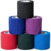 image:imageMr Pen Self Adhesive Bandage Wrap 2 x 5 Yards 12 Pack  Camo Style Elastic Cohesive Bandage Wrap for Sports Wrist Ankle and Vet Grip Tape Self StickingBright Pastel