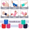 image:imageMr Pen Self Adhesive Bandage Wrap 2 x 5 Yards 12 Pack  Camo Style Elastic Cohesive Bandage Wrap for Sports Wrist Ankle and Vet Grip Tape Self StickingBright Pastel