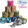 image:imageMr Pen Self Adhesive Bandage Wrap 2 x 5 Yards 12 Pack  Camo Style Elastic Cohesive Bandage Wrap for Sports Wrist Ankle and Vet Grip Tape Self StickingCamo Style