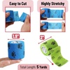 image:imageMr Pen Self Adhesive Bandage Wrap 2 x 5 Yards 12 Pack  Camo Style Elastic Cohesive Bandage Wrap for Sports Wrist Ankle and Vet Grip Tape Self StickingPaw Design