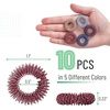 image:imageMr Pen Spiky Sensory Rings 10 Pack Jewel Tones  Stress Relief Fidget Sensory Toys Fidget Ring for Anxiety Massager Individuals with BFRB ADHD and Attention DisorderVintage