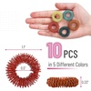 image:imageMr Pen Spiky Sensory Rings 10 Pack Jewel Tones  Stress Relief Fidget Sensory Toys Fidget Ring for Anxiety Massager Individuals with BFRB ADHD and Attention DisorderVibrant