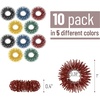 image:imageMr Pen Spiky Sensory Rings 10 Pack Jewel Tones  Stress Relief Fidget Sensory Toys Fidget Ring for Anxiety Massager Individuals with BFRB ADHD and Attention DisorderJewel Tones