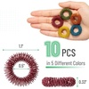 image:imageMr Pen Spiky Sensory Rings 10 Pack Jewel Tones  Stress Relief Fidget Sensory Toys Fidget Ring for Anxiety Massager Individuals with BFRB ADHD and Attention DisorderRetro