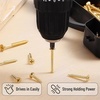 image:imageMr Pen Wood Screws Assortment Kit 152 pcs Silver Phillips Flat Head  6 Sizes 2 112 114 1 34 12 Durable Assorted Wood Screws for Woodworking amp Household Storage Box IncludedGold