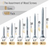 image:imageMr Pen Wood Screws Assortment Kit 152 pcs Silver Phillips Flat Head  6 Sizes 2 112 114 1 34 12 Durable Assorted Wood Screws for Woodworking amp Household Storage Box IncludedSilver