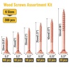 image:imageMr Pen Wood Screws Assortment Kit 152 pcs Silver Phillips Flat Head  6 Sizes 2 112 114 1 34 12 Durable Assorted Wood Screws for Woodworking amp Household Storage Box IncludedRose Gold