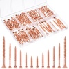 image:imageMr Pen Wood Screws Assortment Kit 152 pcs Silver Phillips Flat Head  6 Sizes 2 112 114 1 34 12 Durable Assorted Wood Screws for Woodworking amp Household Storage Box IncludedRose Gold