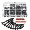 image:imageMr Pen Wood Screws Assortment Kit 152 pcs Silver Phillips Flat Head  6 Sizes 2 112 114 1 34 12 Durable Assorted Wood Screws for Woodworking amp Household Storage Box IncludedBlack