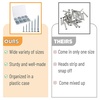 image:imageMr Pen Wood Screws Assortment Kit 152 pcs Silver Phillips Flat Head  6 Sizes 2 112 114 1 34 12 Durable Assorted Wood Screws for Woodworking amp Household Storage Box IncludedSilver