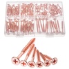 image:imageMr Pen Wood Screws Assortment Kit 152 pcs Silver Phillips Flat Head  6 Sizes 2 112 114 1 34 12 Durable Assorted Wood Screws for Woodworking amp Household Storage Box IncludedRose Gold