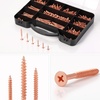 image:imageMr Pen Wood Screws Assortment Kit 152 pcs Silver Phillips Flat Head  6 Sizes 2 112 114 1 34 12 Durable Assorted Wood Screws for Woodworking amp Household Storage Box IncludedRose Gold