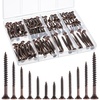 image:imageMr Pen Wood Screws Assortment Kit 152 pcs Silver Phillips Flat Head  6 Sizes 2 112 114 1 34 12 Durable Assorted Wood Screws for Woodworking amp Household Storage Box IncludedBronze