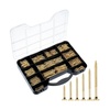 image:imageMr Pen Wood Screws Assortment Kit 152 pcs Silver Phillips Flat Head  6 Sizes 2 112 114 1 34 12 Durable Assorted Wood Screws for Woodworking amp Household Storage Box IncludedGold