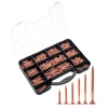 image:imageMr Pen Wood Screws Assortment Kit 152 pcs Silver Phillips Flat Head  6 Sizes 2 112 114 1 34 12 Durable Assorted Wood Screws for Woodworking amp Household Storage Box IncludedRose Gold