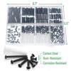 image:imageMr Pen Wood Screws Assortment Kit 400 pcs 20 M6 Screw Anchor  Black Wood Screws Phillips Tips Assorted Screws Screw Assortment Screw Set Assortment Screw Kit Flat Head Screws