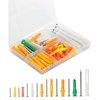 image:imageMr Pen Drywall Anchors and Screws Assortment Kit 100 Pcs  50 Plastic Dry Wall Expansion Anchors and 50 Philips Flat Head Wood Screws 8 Sizes Wall Hanging Kit for Art Decor100 pcs