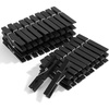 image:imageMr Pen Large Wooden Clothes Pins 29 Inch 50 Pack  Natural Wood Clips for Crafts Classroom Projects Hanging Photos Chip Bags Decoration Rust Resistant SpringBlack