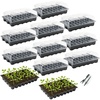 image:imageMr Pen Seed Starter Tray Kit 5 Pack Total 350 Cells  Durable Plant Germination Trays with Humidity Vented Domes and Bases Ideal for Seed Starting40Cells 10Pack