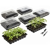 image:imageMr Pen Seed Starter Tray Kit 5 Pack Total 350 Cells  Durable Plant Germination Trays with Humidity Vented Domes and Bases Ideal for Seed Starting70Cells 5Pack